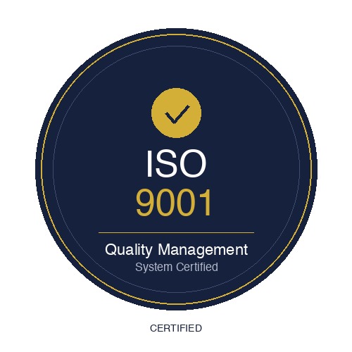 ISO 9001 Quality Management Certified