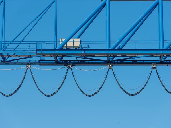 Bridge and causeway construction with heavy equipment